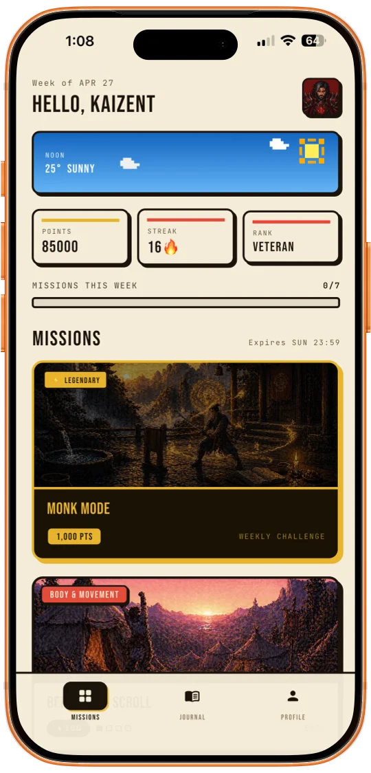 SecondaryMission app